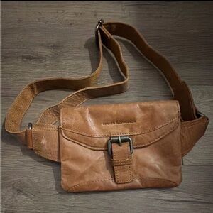 Brown Leather Crossbody Bag
